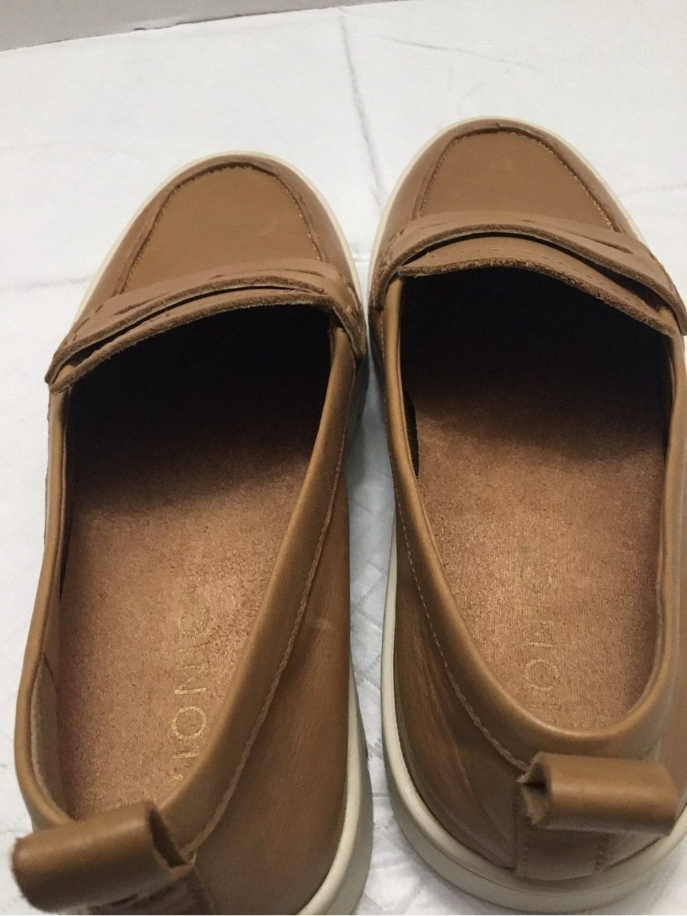 Women’s Vionic Tan Leather Slip-On Loafers size 7 - Picture 9 of 9